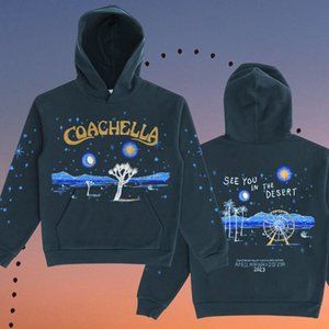 Coachella 2023 See you in the desert hoodie (size small)